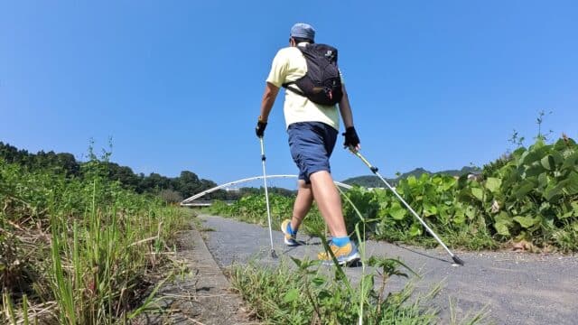 サニツ浜ノルディックウォーキング